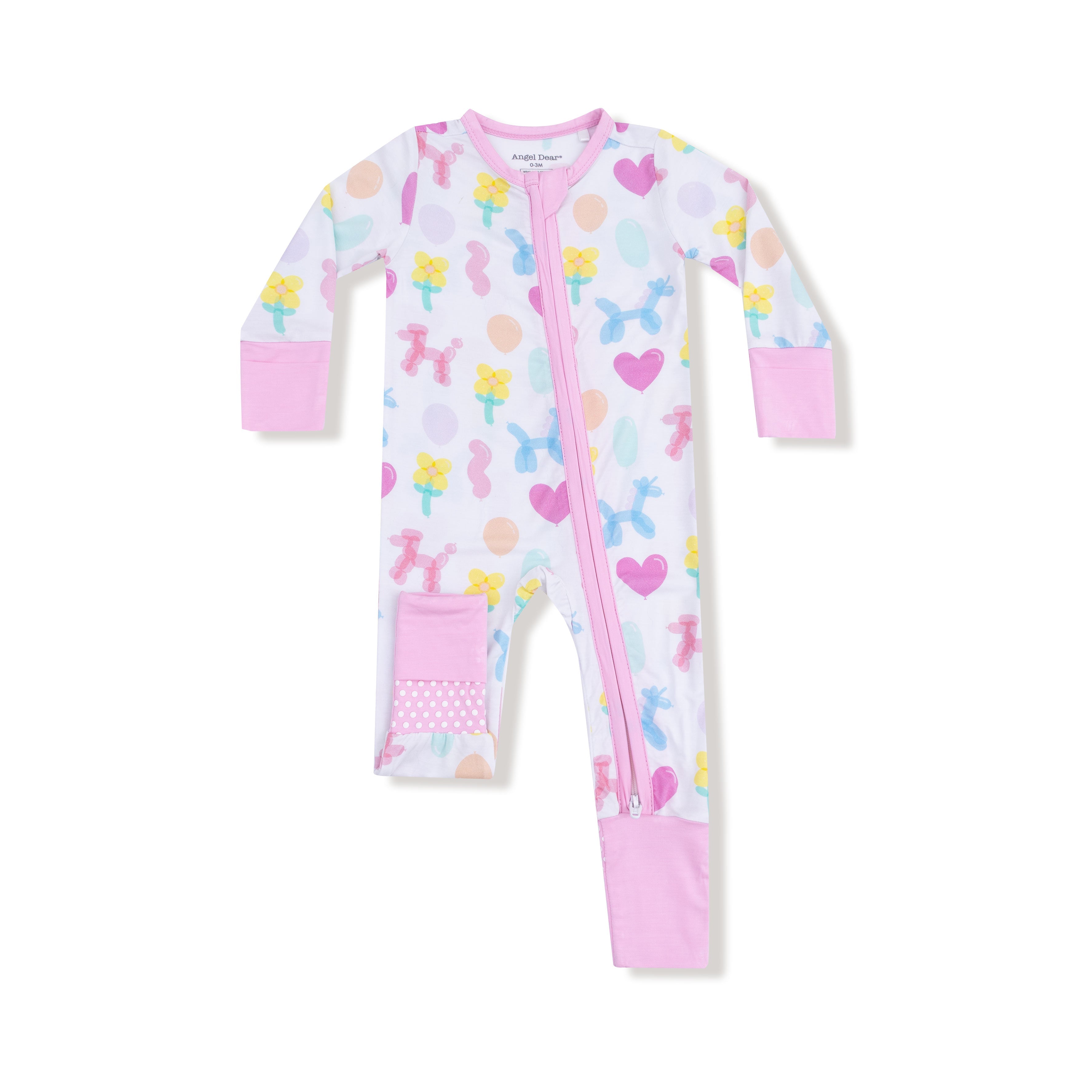 Balloon Animals - Pink - Convertible Romper