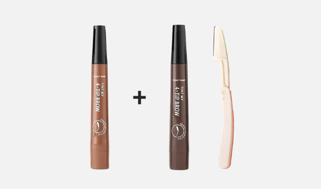🎁Buy 1 Get 1 Free🔥Waterproof Four-tip Beard and Eyebrow Pen✨