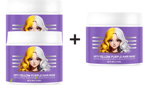 Anti-Yellowing Purple Hair Mask 💜 Say goodbye to Red Highlights! 💜