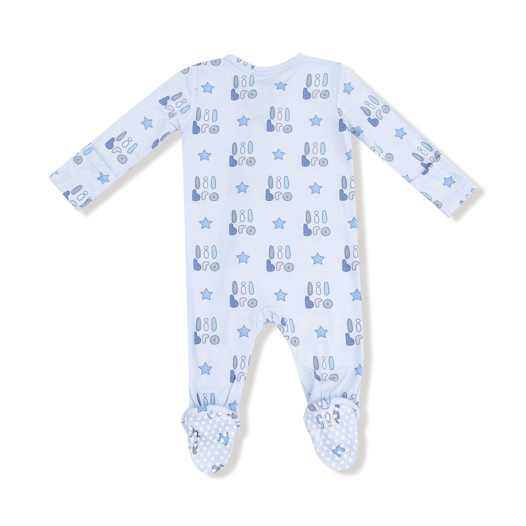 Lil Bro - 2 Way Zipper Footie