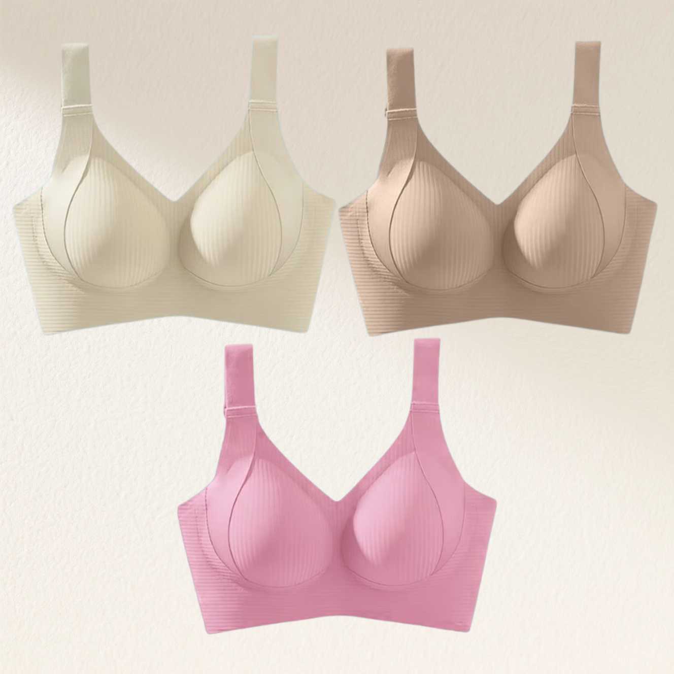 🎁Clearance Sale Buy 1 Get 3 Packs🔥 Super firming bra | Wire-free bra 👍 No more sagging breasts (3-Pack Value Set)