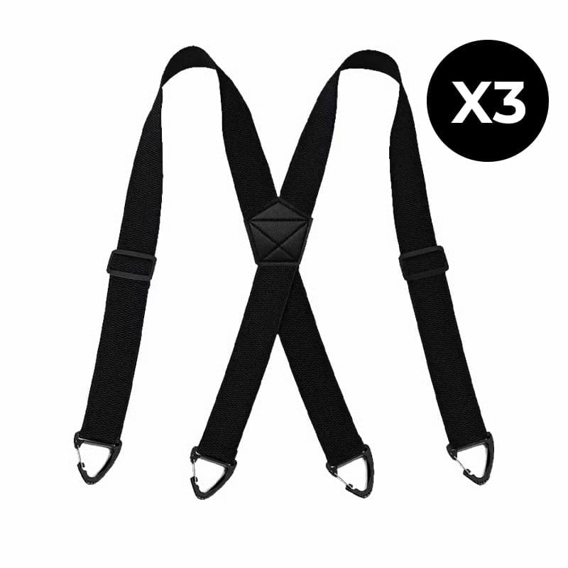👖 Comfortable 4-Clip Braces Mens Daily Work Suspenders