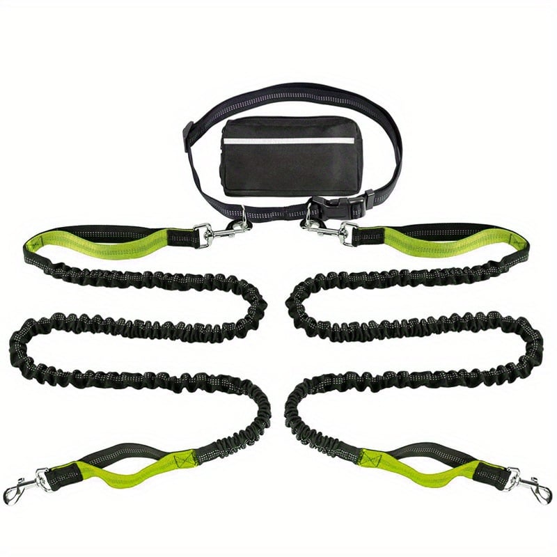 🔥Hands Free Dog Leash with Zipper Pouch