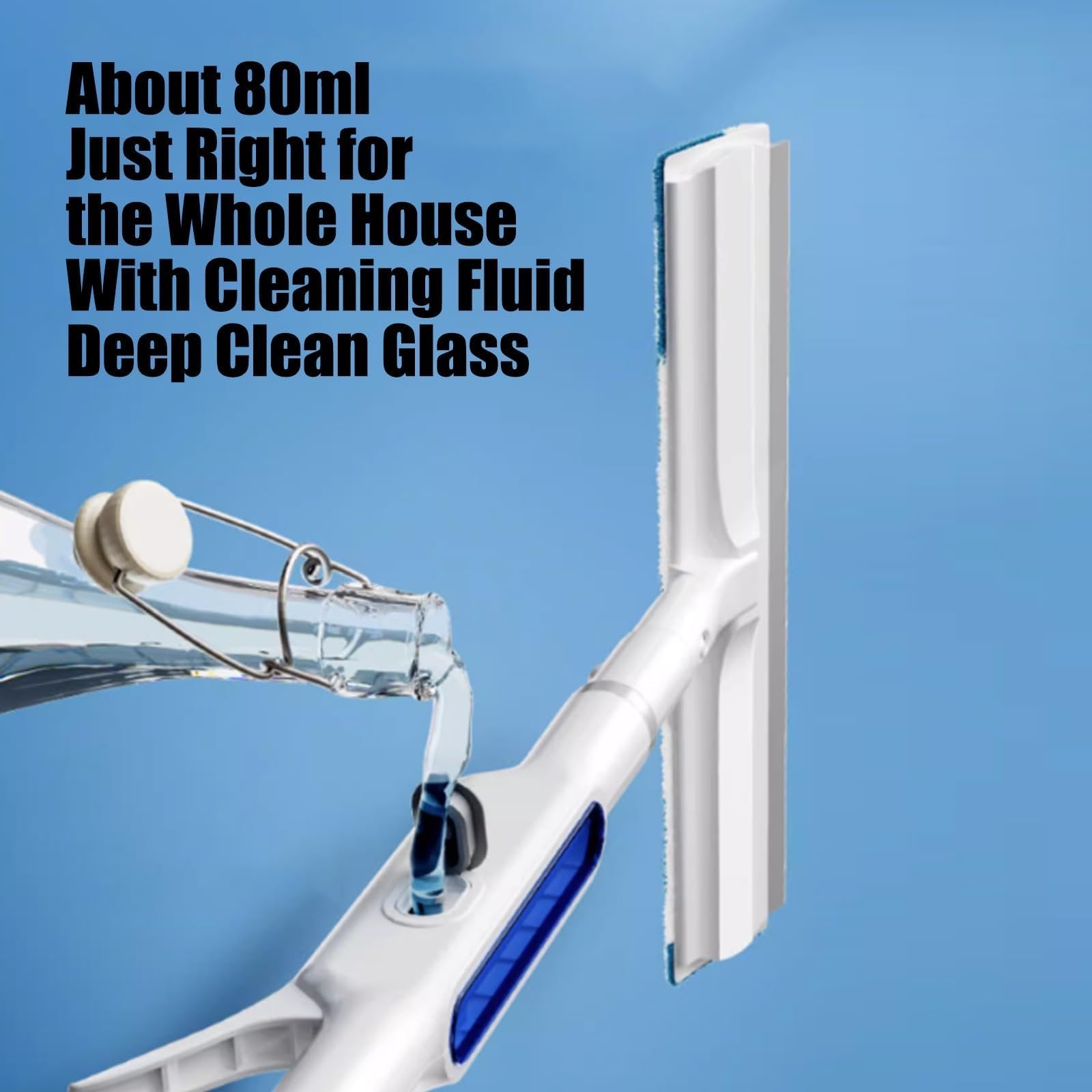 🔥 Squeegee for Window Cleaning with Spray