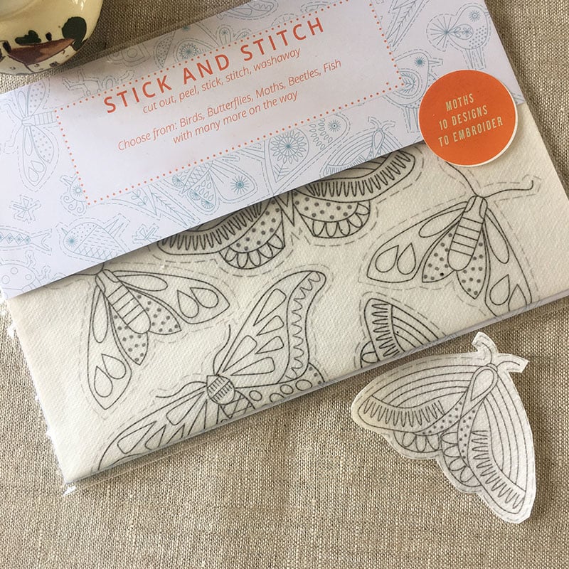 Water soluble embroidery transfers