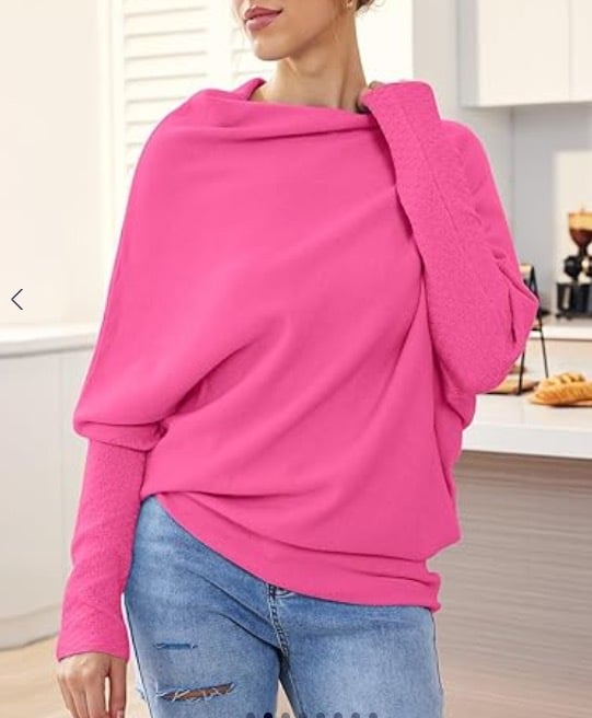 ✨Asymmetric Draped Jumper