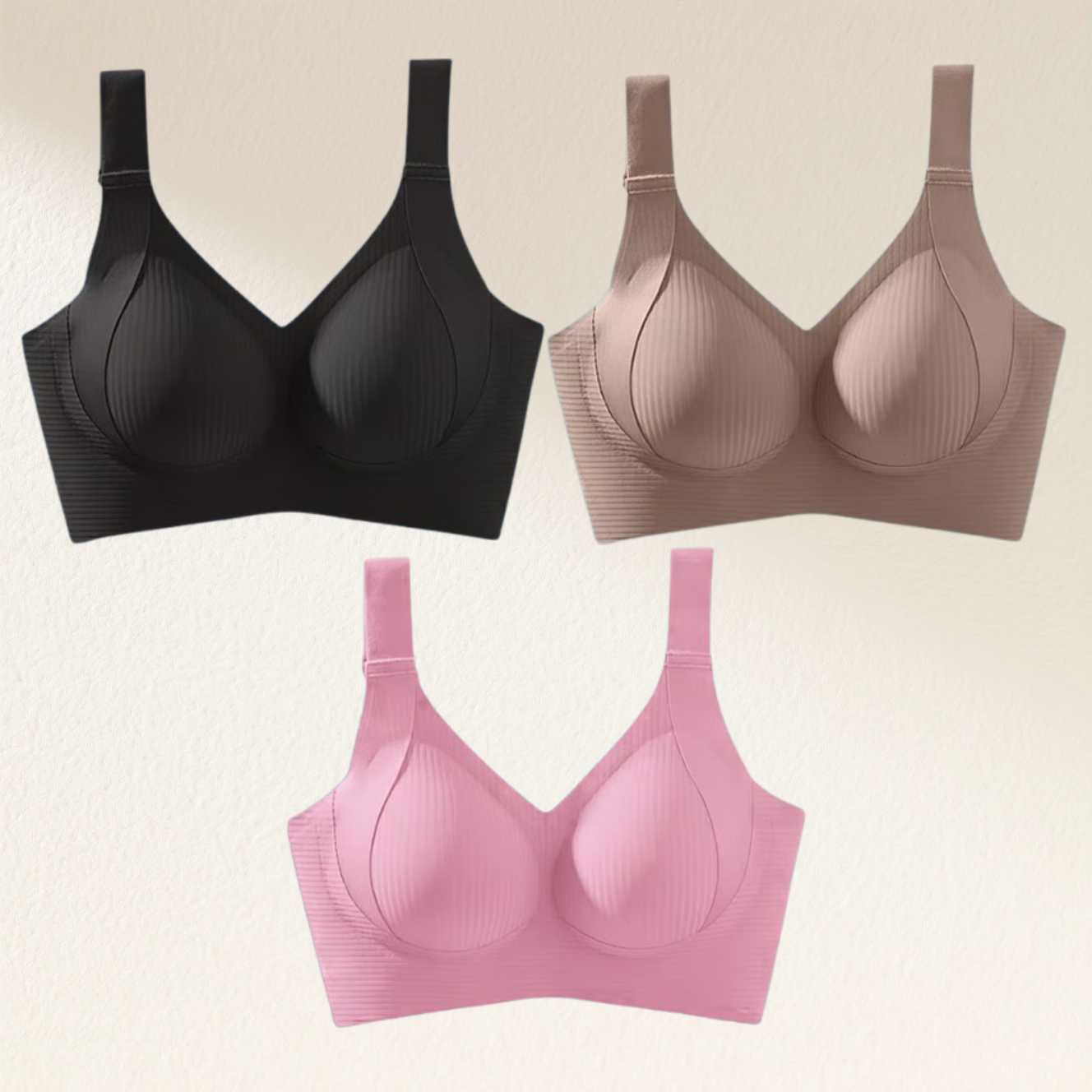 🎁Clearance Sale Buy 1 Get 3 Packs🔥 Super firming bra | Wire-free bra 👍 No more sagging breasts (3-Pack Value Set)