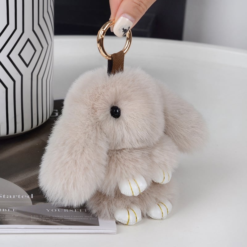💕🐰 Handmade Soft Bunny PomPom Charms（🎁Boxed Edition）