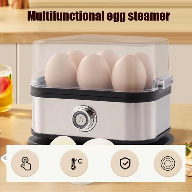 🎉2026 HOT SALE 50% OFF🎉Multifunctional Egg Steamer with Clear Lid